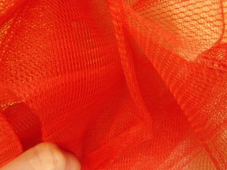 Dress Netting Bright Red 10 Mtrs